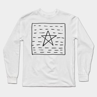 A five edges star Long Sleeve T-Shirt